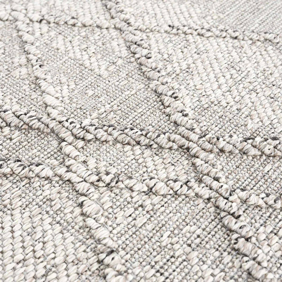 Baqer Bone & Taupe Area Rug by Hauteloom