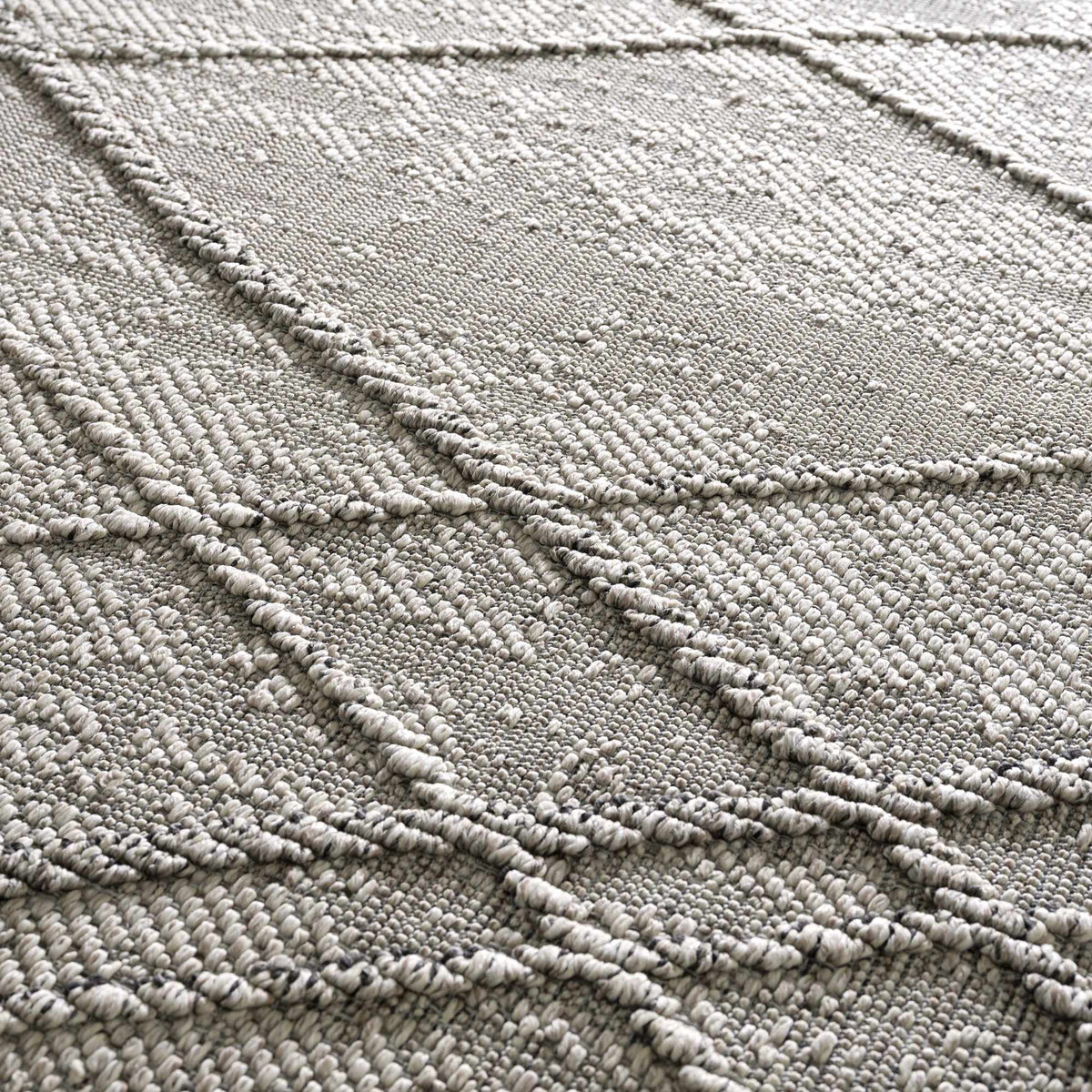 Baqer Bone & Taupe Area Rug by Hauteloom