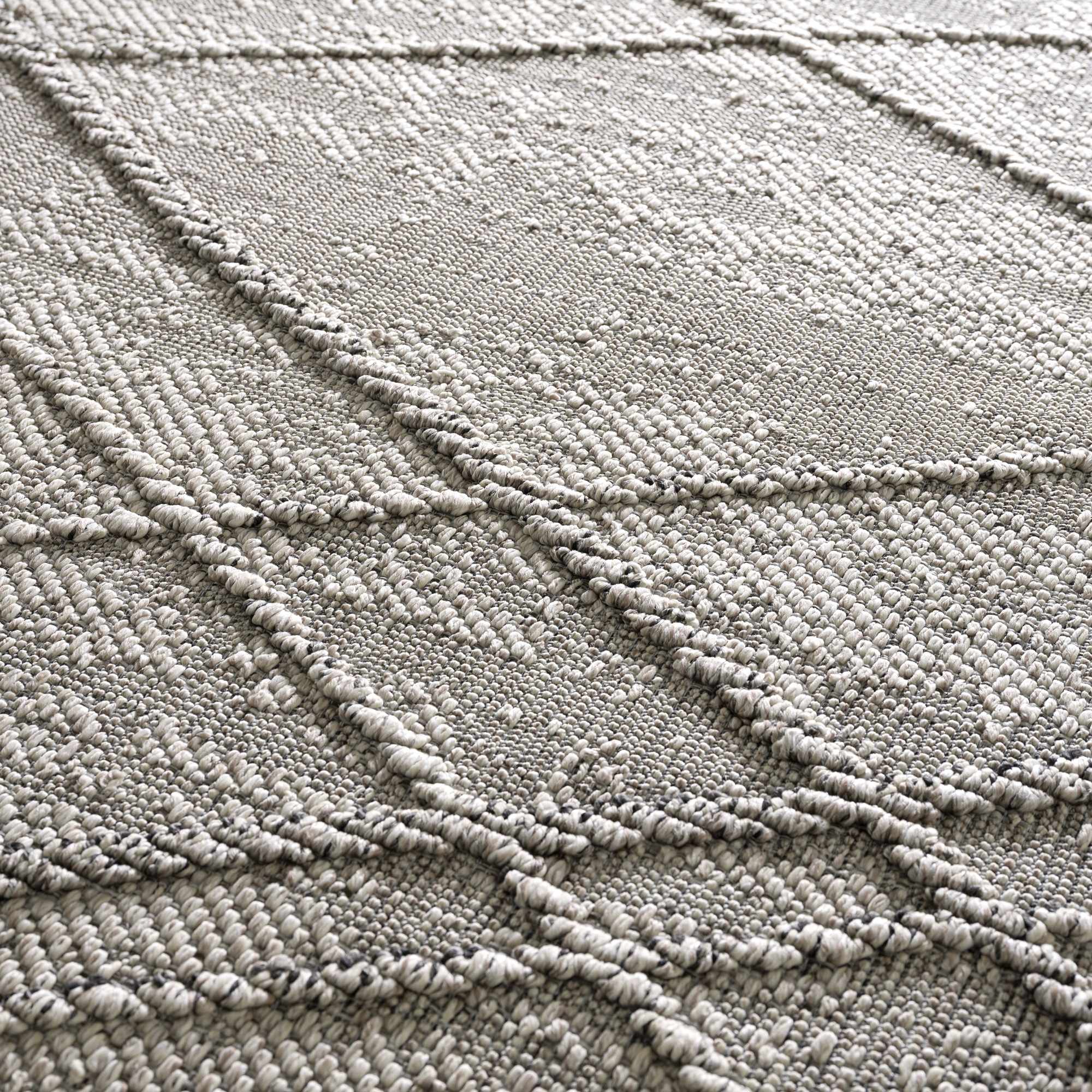 Baqer Bone & Taupe Area Rug by Hauteloom
