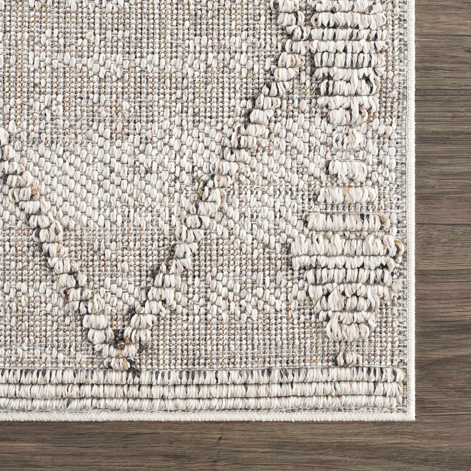 Nyla Bone Indoor & Outdoor Rug - 2x3 - Clearance by Boutique Rugs