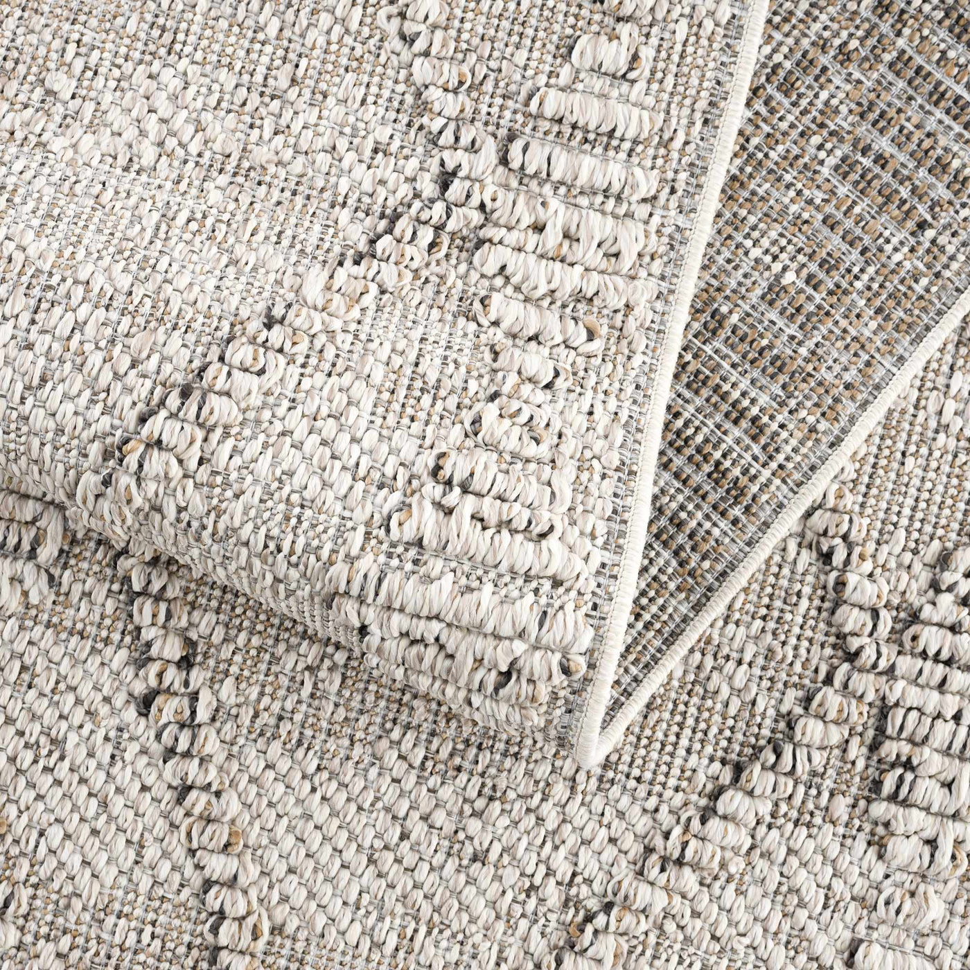 Nyla Bone Indoor & Outdoor Rug - 2x3 - Clearance by Boutique Rugs