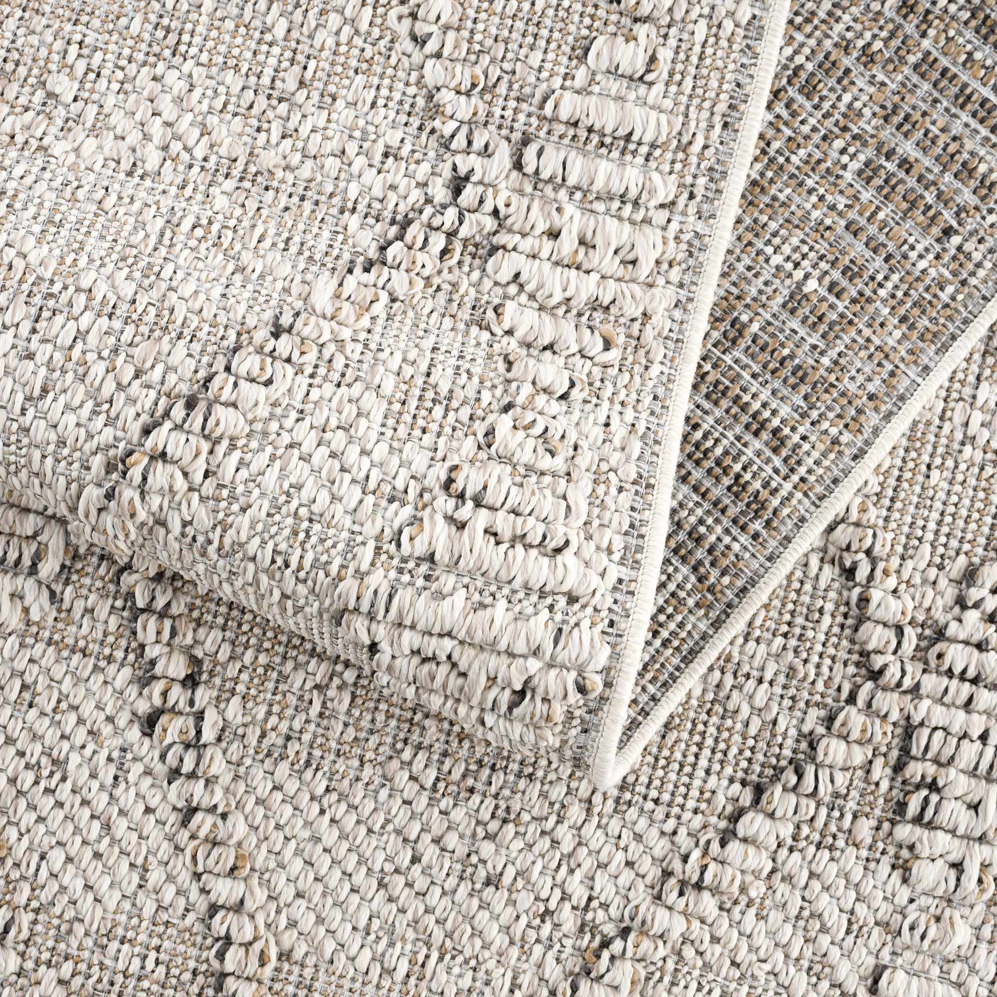 Nyla Bone Indoor & Outdoor Rug - 2x3 - Clearance by Boutique Rugs