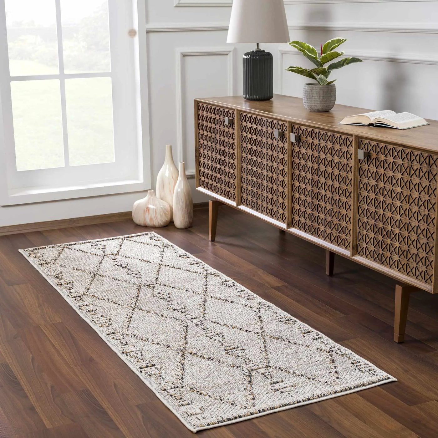Nyla Bone Indoor & Outdoor Rug - 2x3 - Clearance by Boutique Rugs