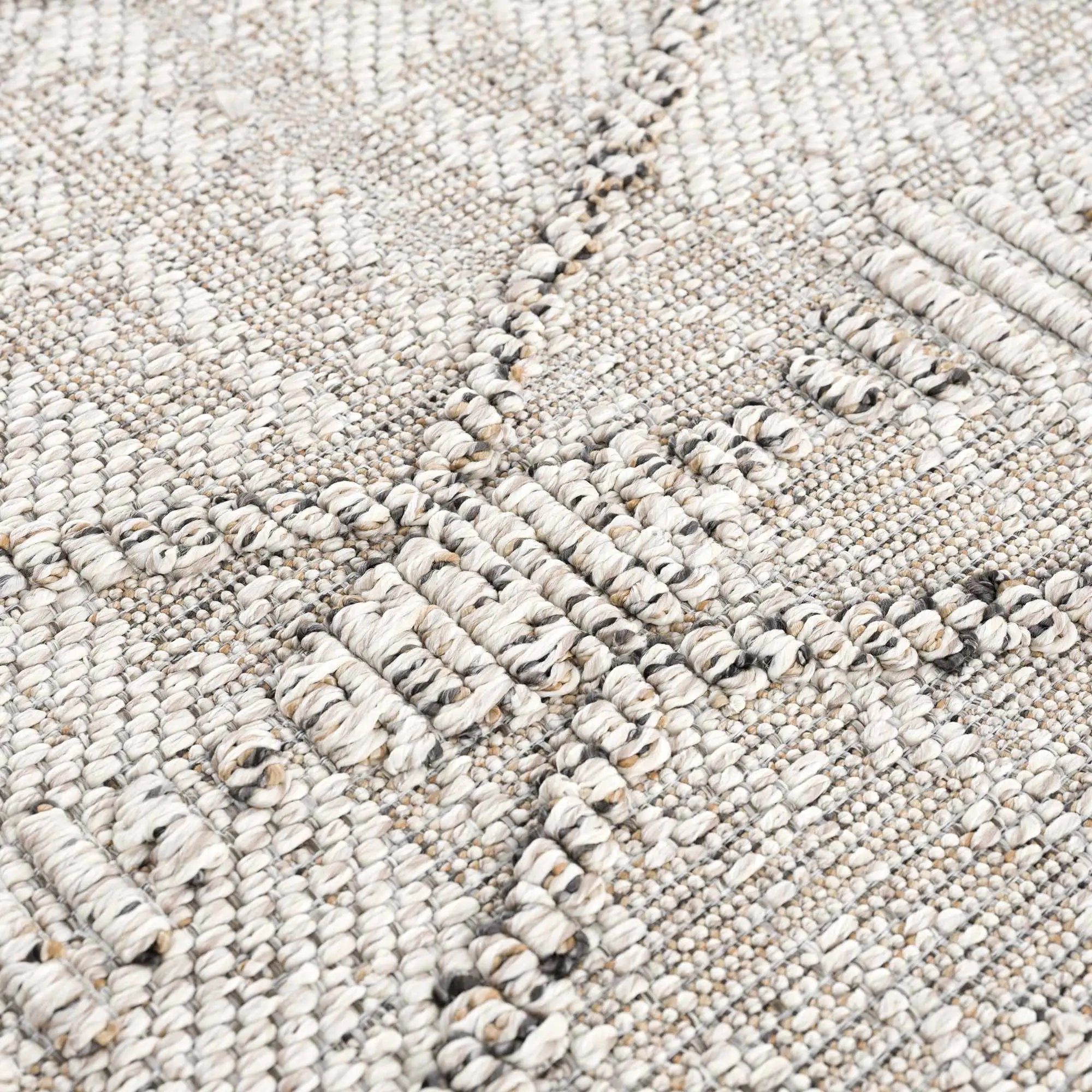 Nyla Bone Indoor & Outdoor Rug - 2x3 - Clearance by Boutique Rugs