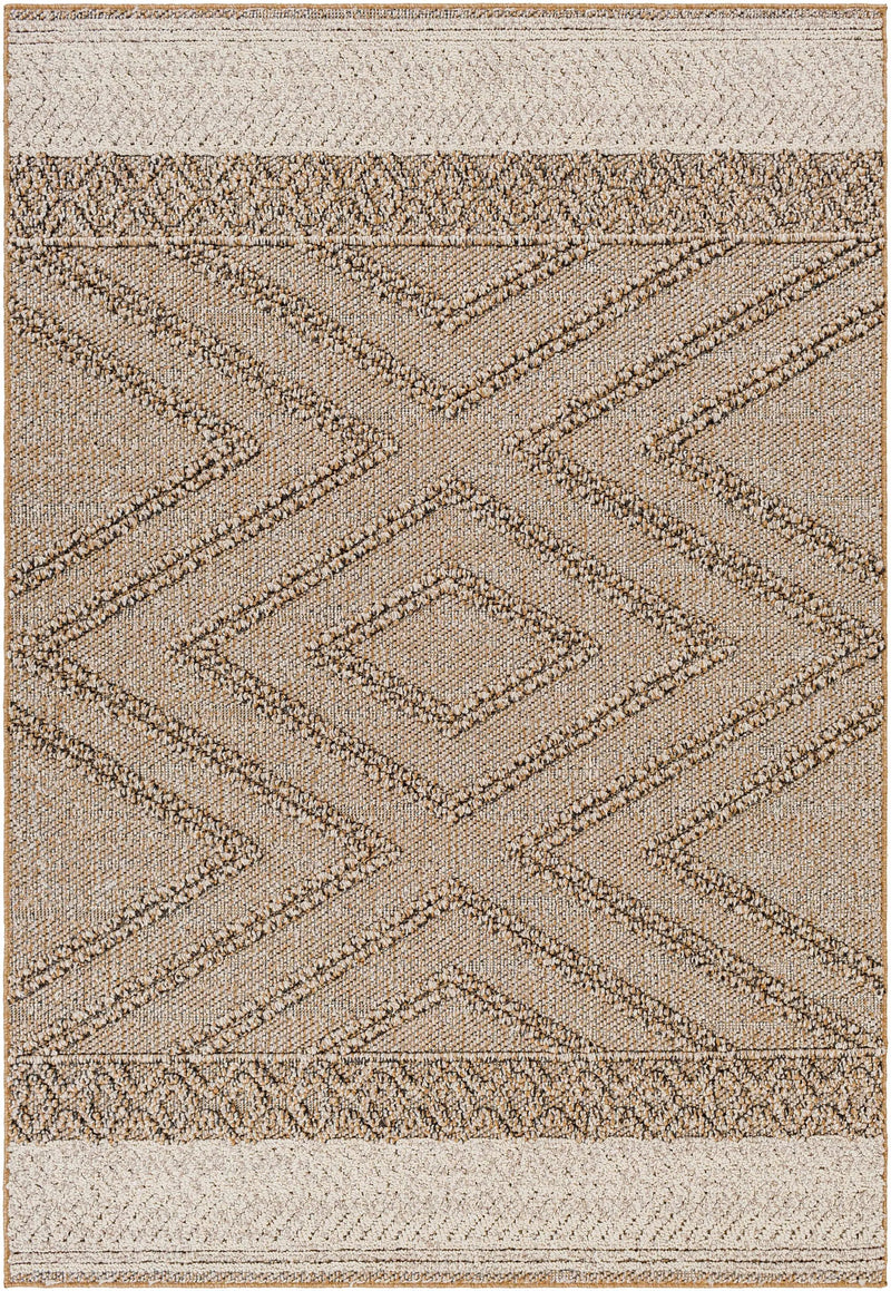 Beige Areli Outdoor Area Rug by Boutique Rugs