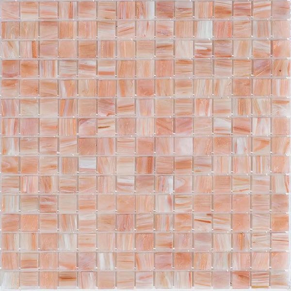 Linen Beige 12x12 Glossy Uniform Square Glass Mosaic Tile (20 pack, 20 sq ft/case)