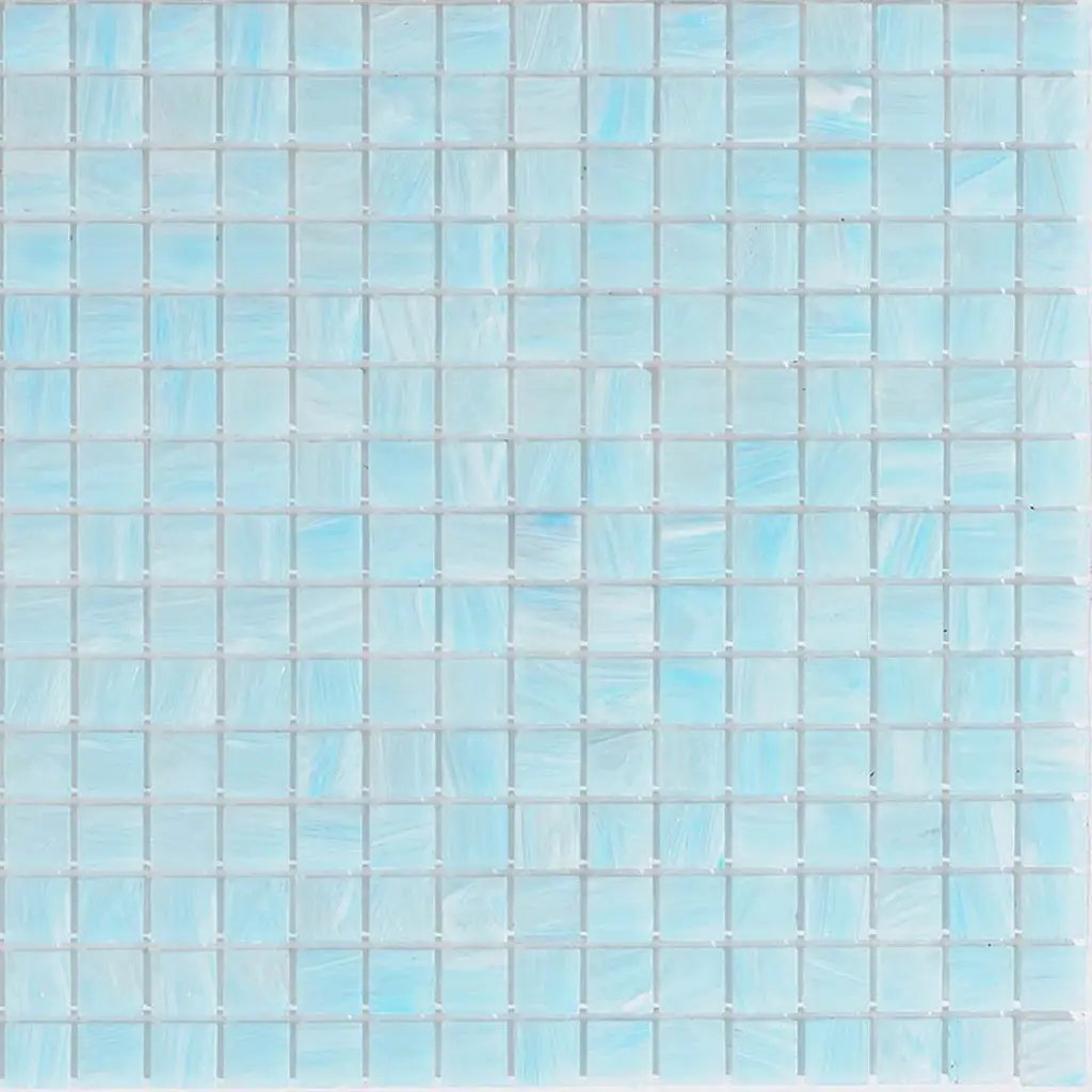 Columbia Blue 12x12 Glossy Uniform Square Glass Mosaic Tile (20 pack, 20 sq ft/case) by Apollo Tile
