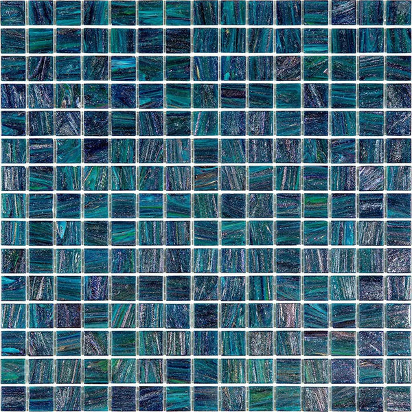 Pine Green 12x12 Glossy Uniform Square Glass Mosaic Tile (20 pack, 20 sq ft/case)