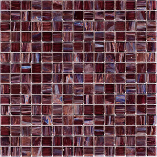 Bulgarian Red 12x12 Glossy Uniform Square Glass Mosaic Tile (20 pack, 20 sq ft/case)