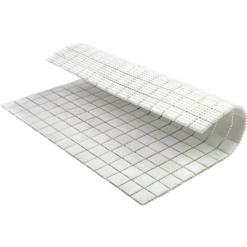 White Dove 12x12 Glossy Uniform Square Glass Mosaic Tile (20 pack, 20 sq ft/case) by Apollo Tile