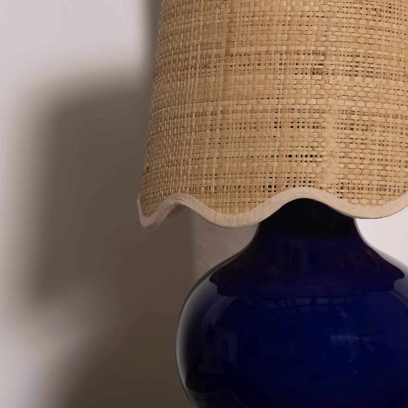 Theisseil Navy Blue Table Lamp by Boutique Rugs