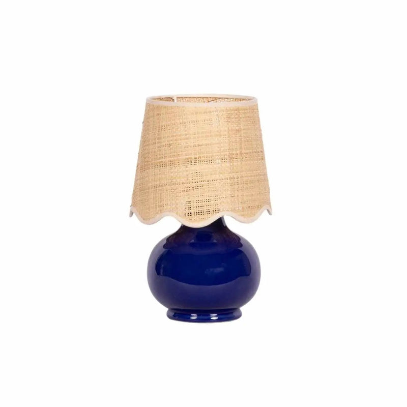 Theisseil Navy Blue Table Lamp by Boutique Rugs