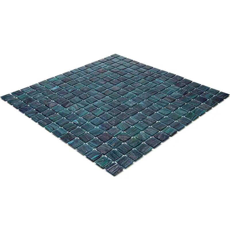 Pine Green 12x12 Glossy Uniform Square Glass Mosaic Tile (20 pack, 20 sq ft/case) by Apollo Tile