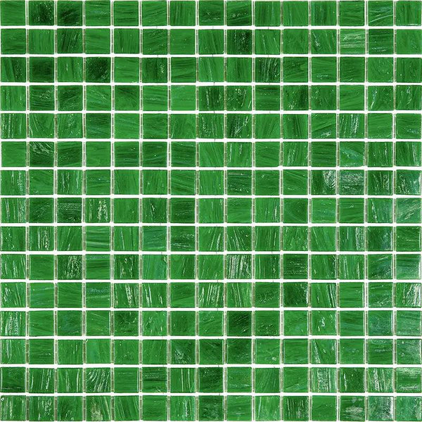 Kelly Green 12x12 Glossy Uniform Square Glass Mosaic Tile (20 pack, 20 sq ft/case)