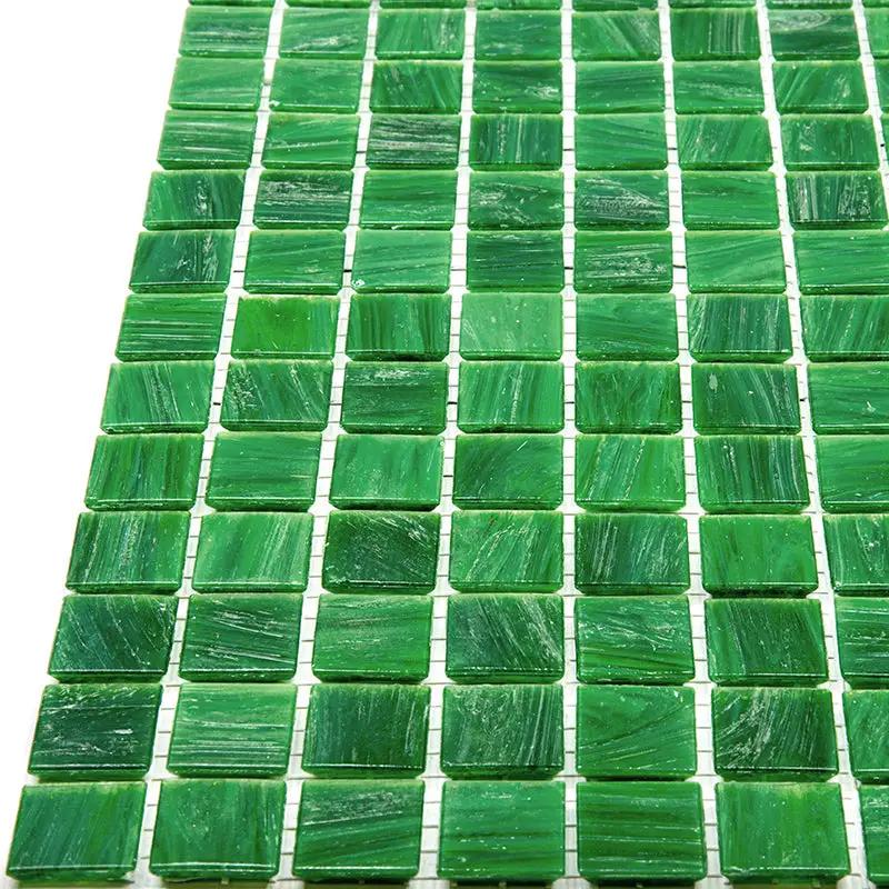 Kelly Green 12x12 Glossy Uniform Square Glass Mosaic Tile (20 pack, 20 sq ft/case) by Apollo Tile