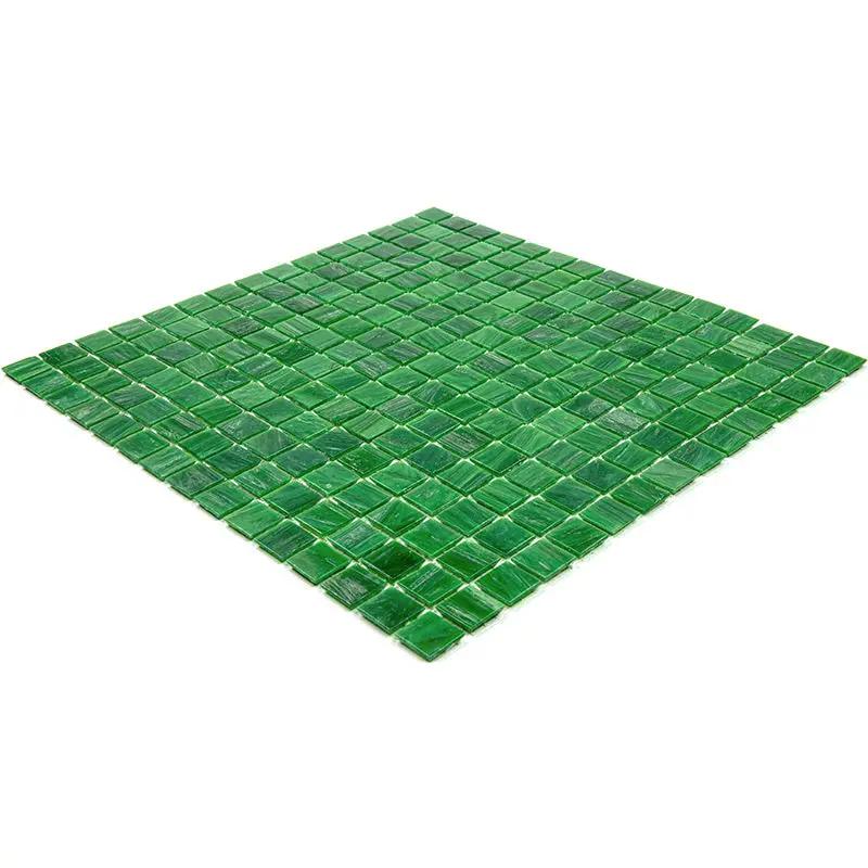 Kelly Green 12x12 Glossy Uniform Square Glass Mosaic Tile (20 pack, 20 sq ft/case) by Apollo Tile