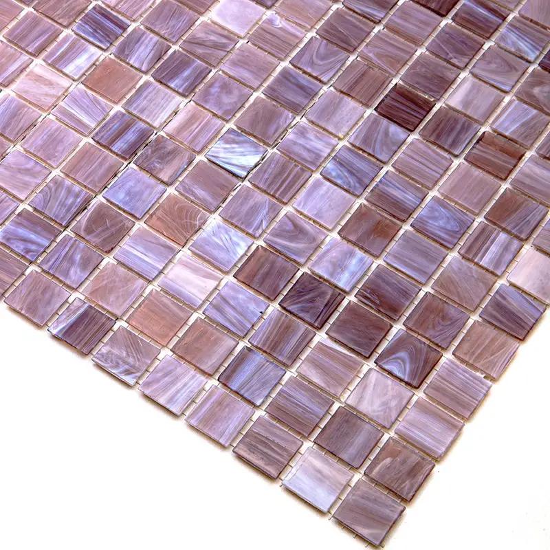 Old Rose Red 12x12 Glossy Uniform Square Glass Mosaic Tile (20 pack, 20 sq ft/case) by Apollo Tile