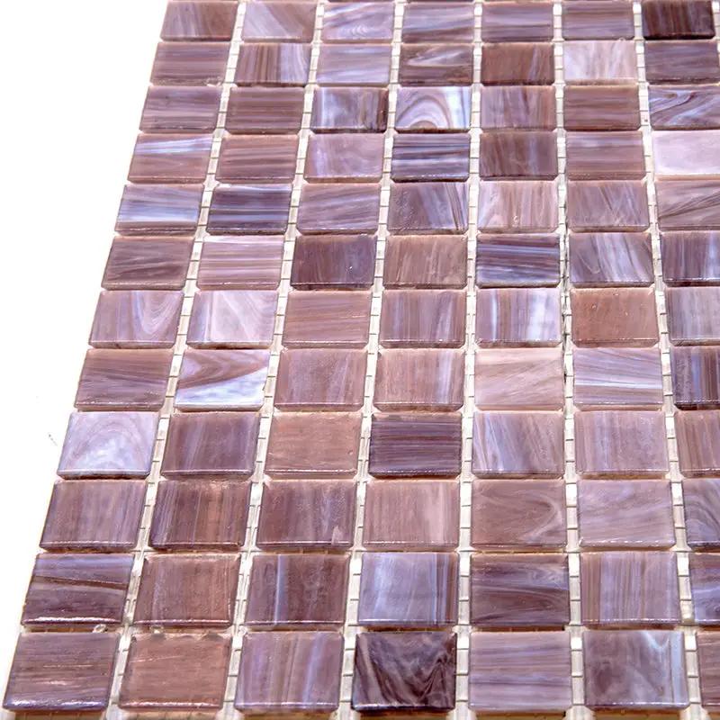 Old Rose Red 12x12 Glossy Uniform Square Glass Mosaic Tile (20 pack, 20 sq ft/case) by Apollo Tile