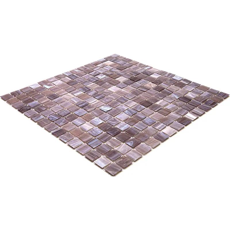 Old Rose Red 12x12 Glossy Uniform Square Glass Mosaic Tile (20 pack, 20 sq ft/case) by Apollo Tile