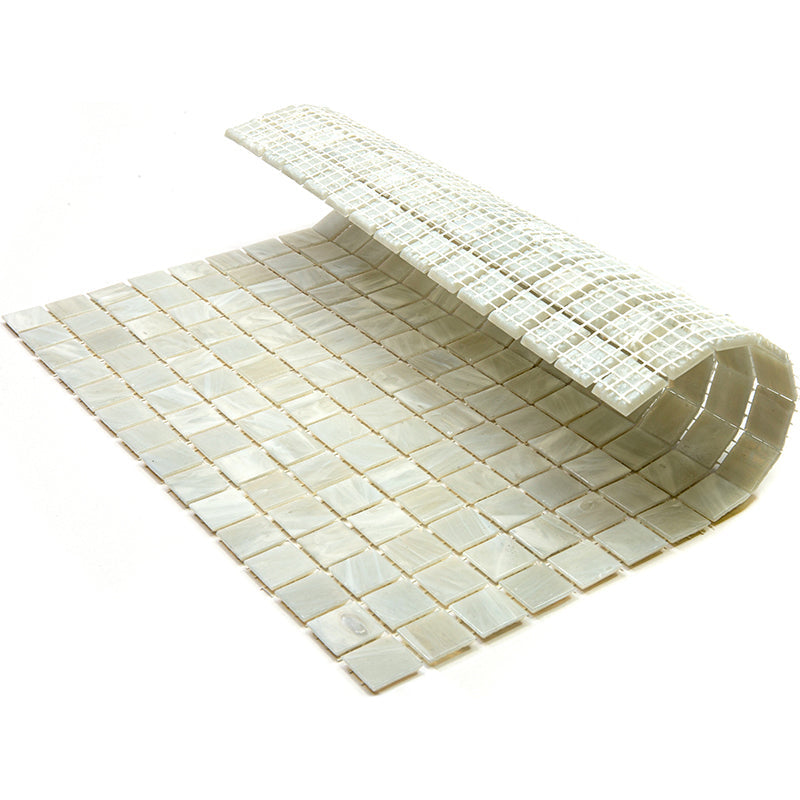 Pastel Gray 12x12 Glossy Uniform Square Glass Mosaic Tile (20 pack, 20 sq ft/case), photo 6 of 8