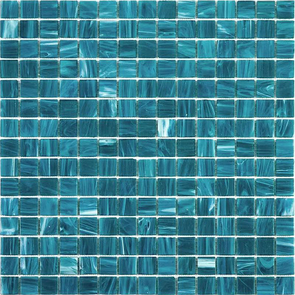 Pacific Blue 12x12 Glossy Uniform Square Glass Mosaic Tile (20 pack, 20 sq ft/case)