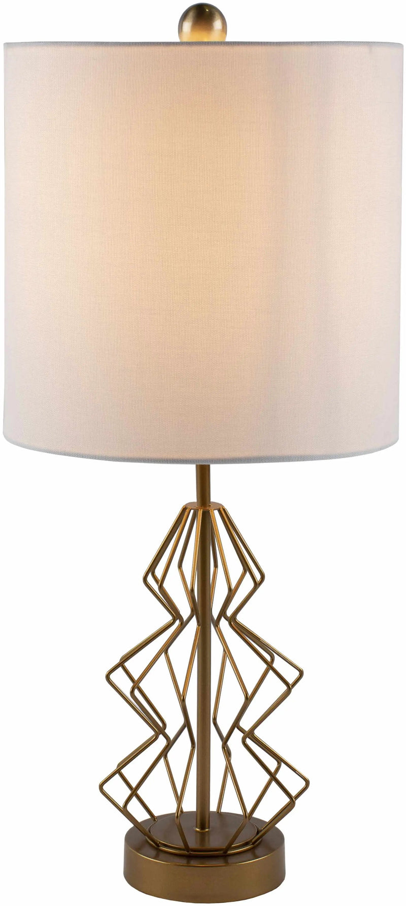 Standerton Gold Table Lamp - Clearance by Boutique Rugs