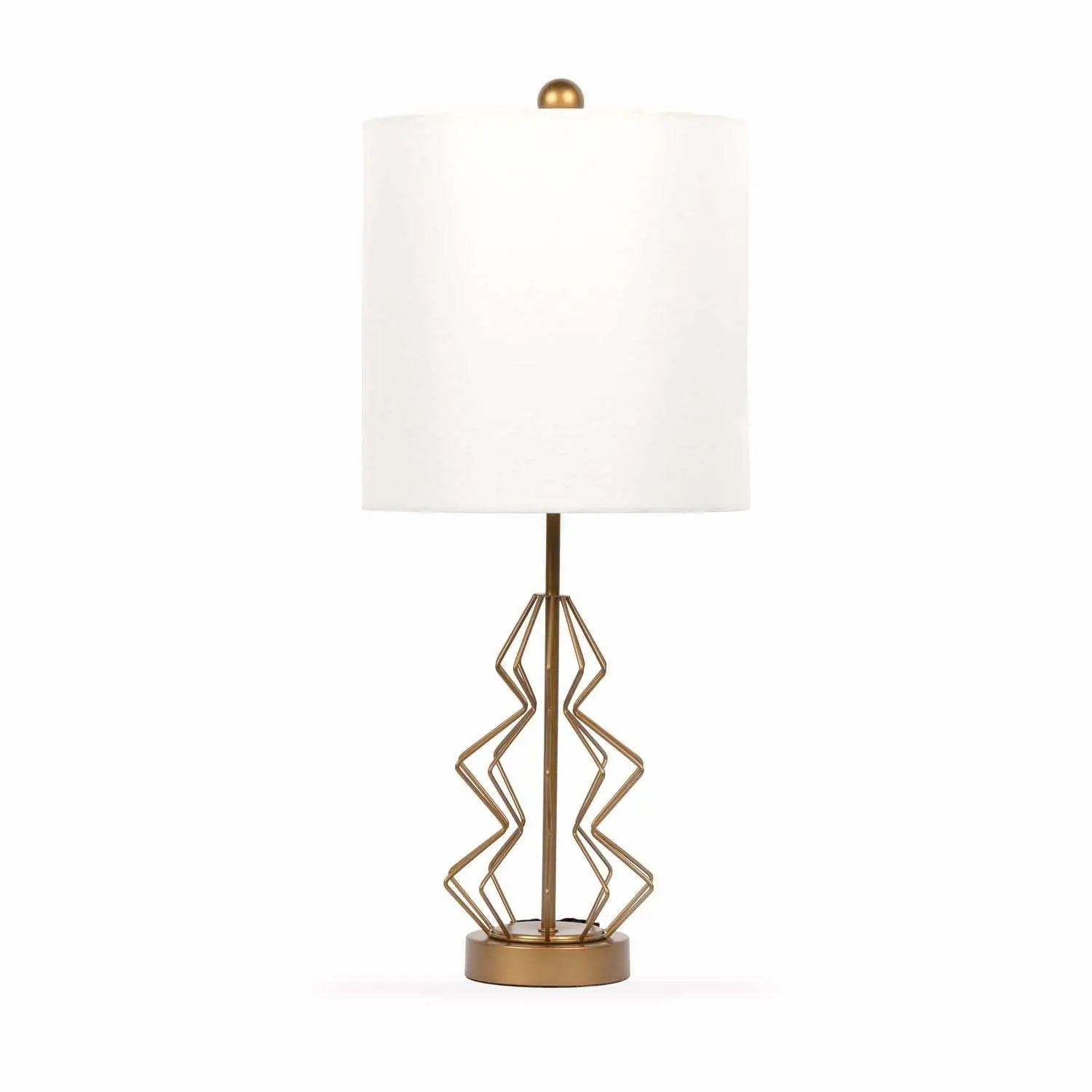 Standerton Gold Table Lamp - Clearance by Boutique Rugs