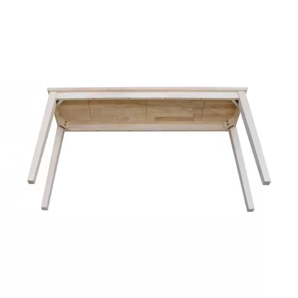 Unfinished Solid Wood 5-ft. Farmhouse Console Sofa Table by HomePacific