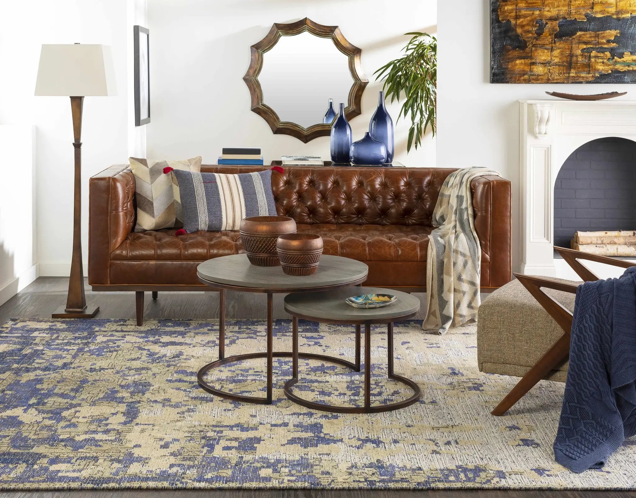 Eastvale Abstract Wool Rug - Clearance by Boutique Rugs