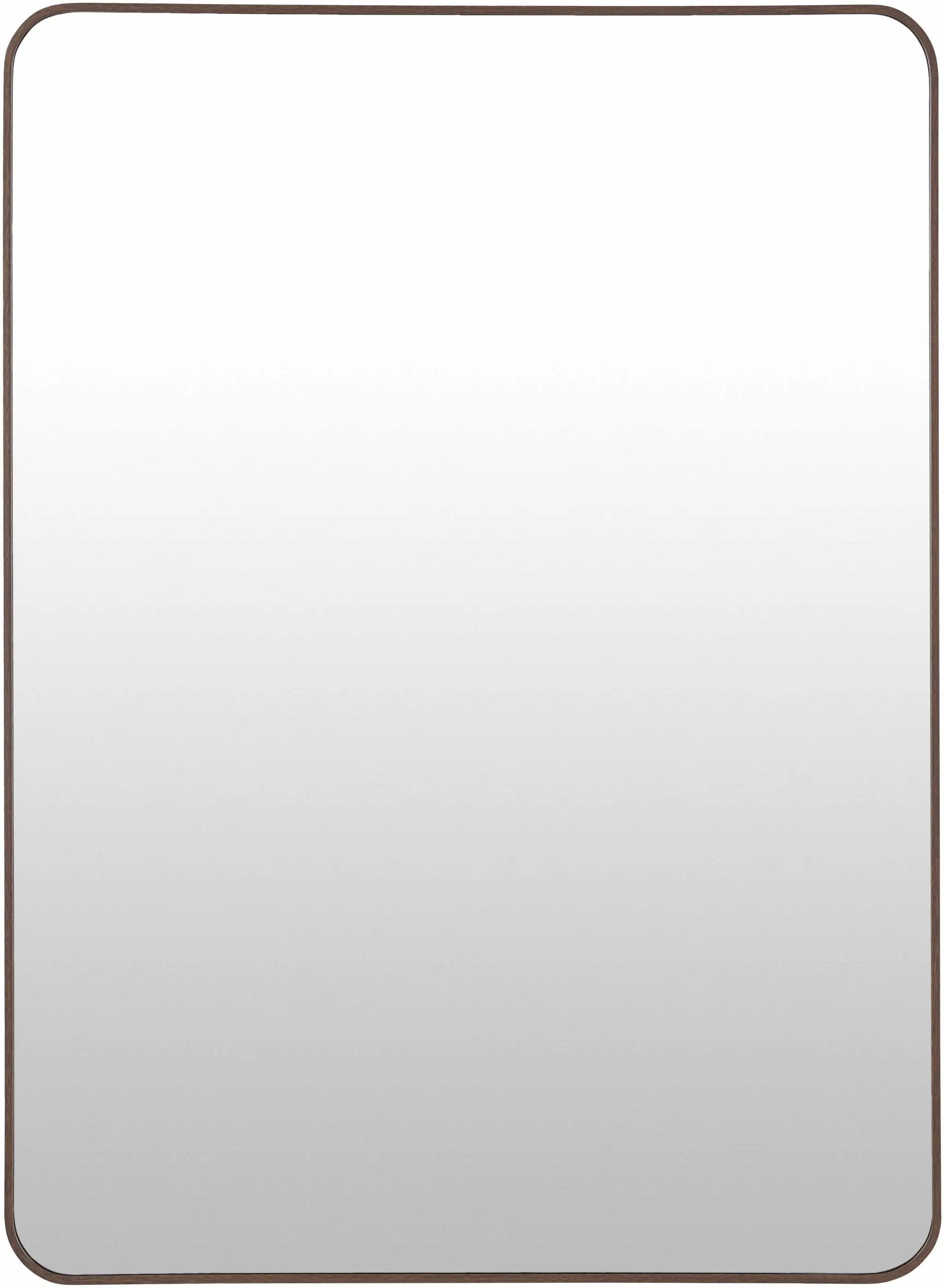 Sustinente Dark Brown Mirror by Boutique Rugs