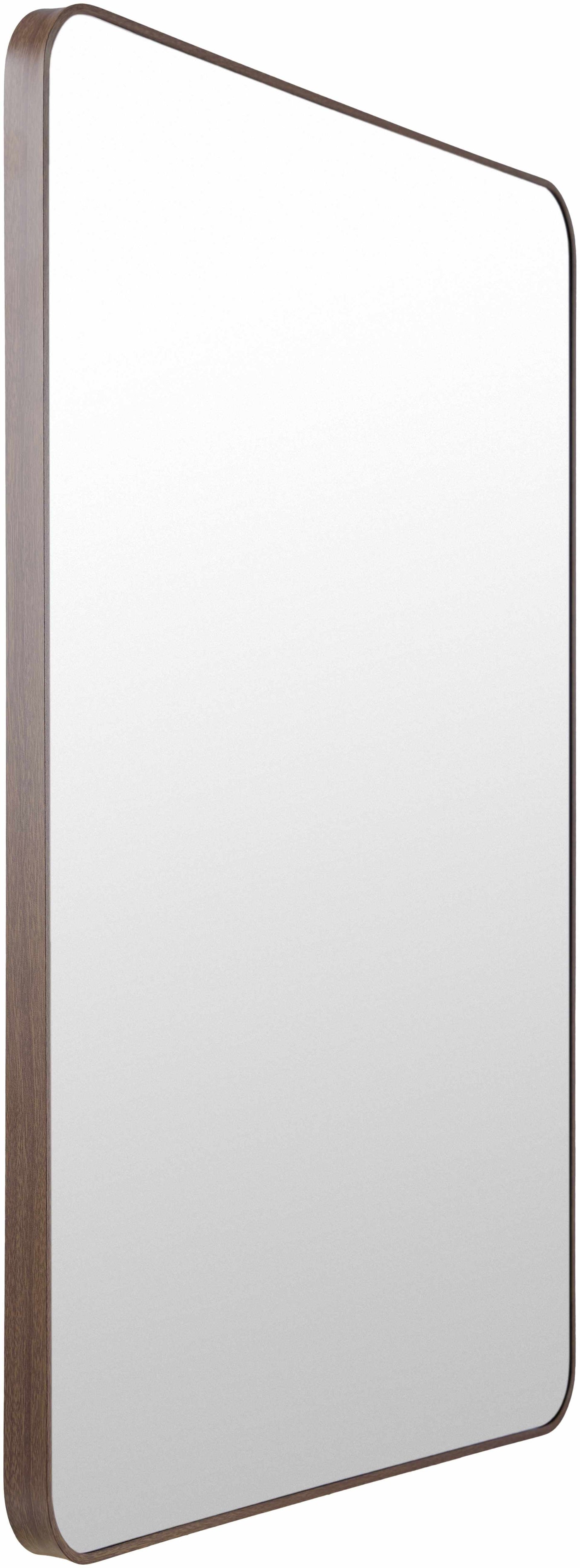 Sustinente Dark Brown Mirror by Boutique Rugs