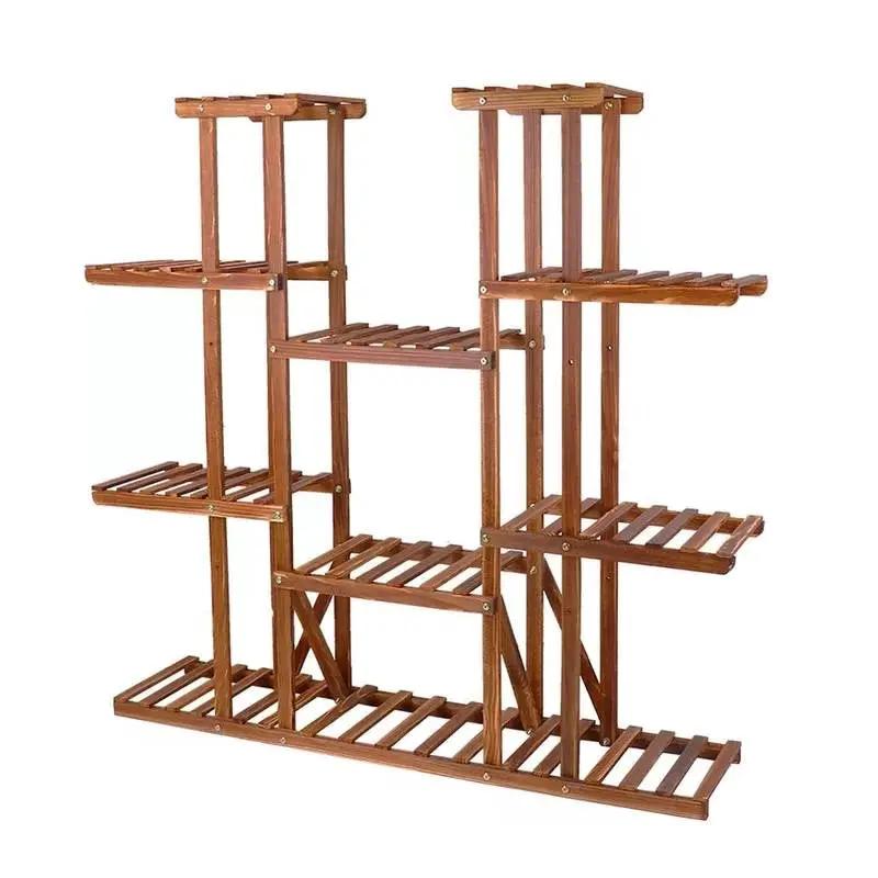 Solid Wood Indoor Outdoor 11-Tier Plant Stand by HomePacific