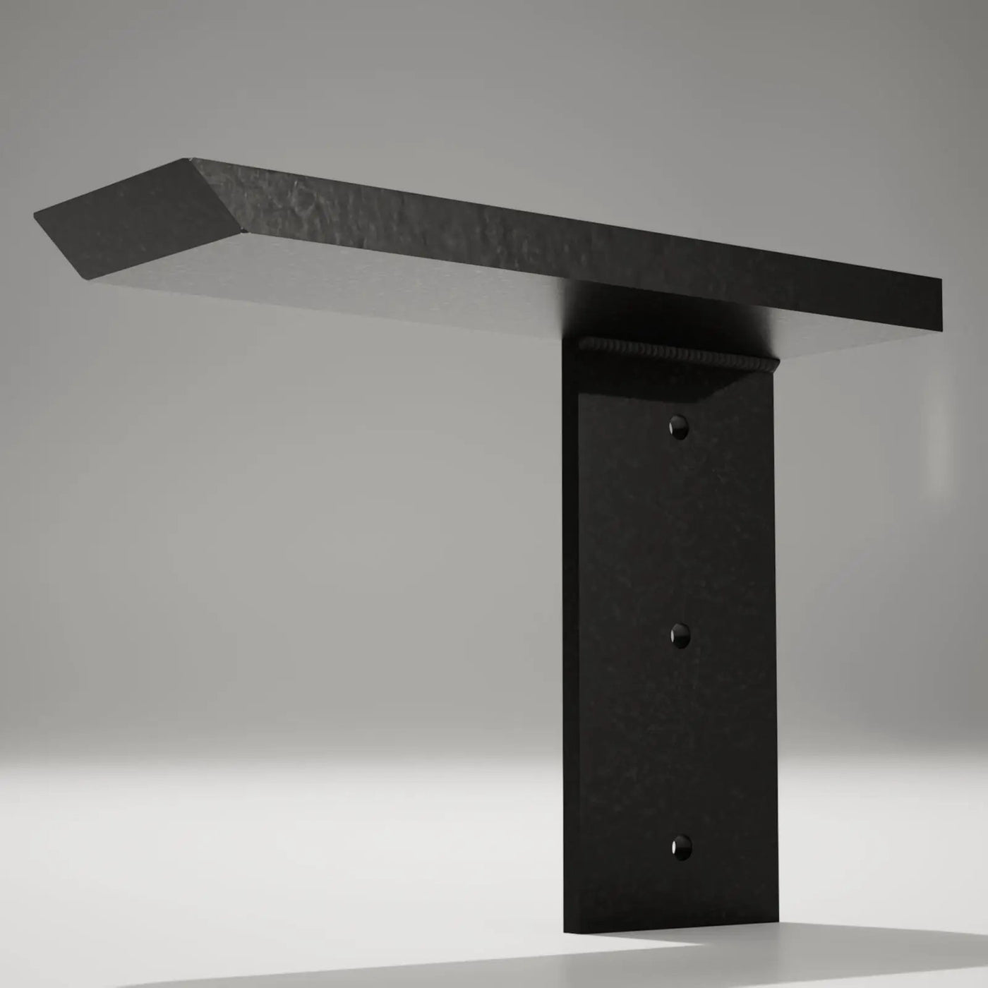 The Original™ Side Wall Free Hanging Shelf Bracket in Industrial, Aluminum or American Made Steel by The Original Granite Bracket