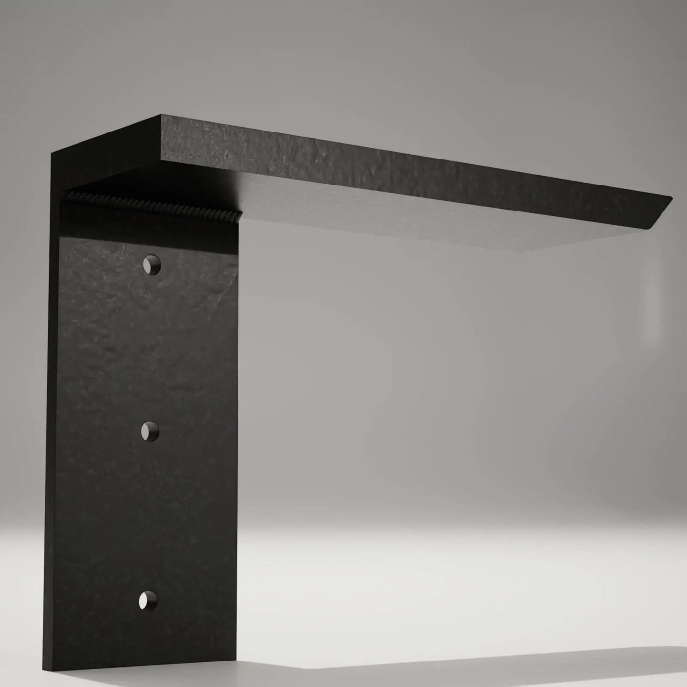 The Original™ Side Wall Free Hanging Shelf Bracket in Industrial, Aluminum or American Made Steel by The Original Granite Bracket