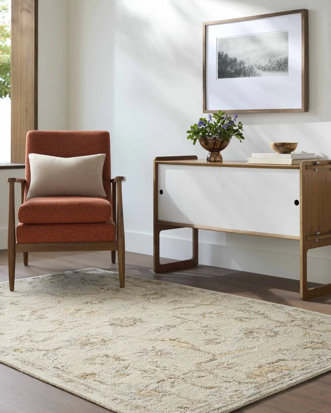 Adelle Tufted Oushak Area Rug by Boutique Rugs