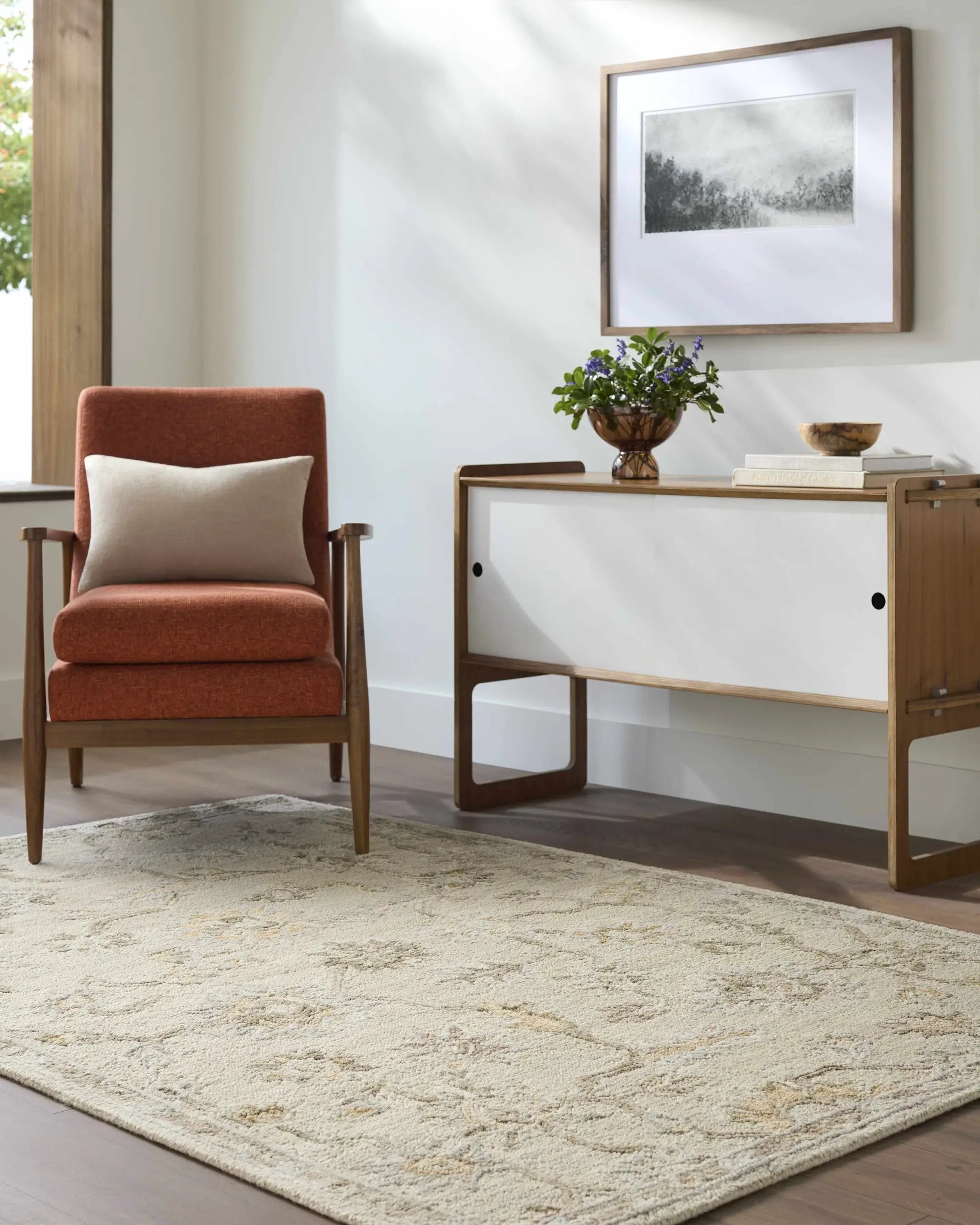 Adelle Tufted Oushak Area Rug by Boutique Rugs