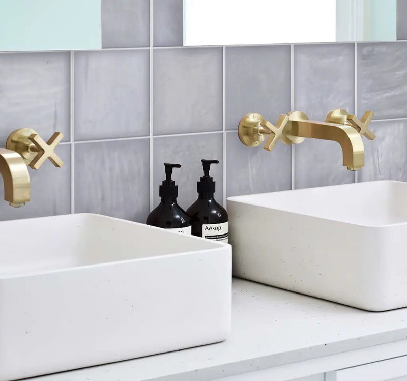 Purple 5x5 Glossy Subway Ceramic Tile (57 pack, 10.76 sq ft/case) by Apollo Tile