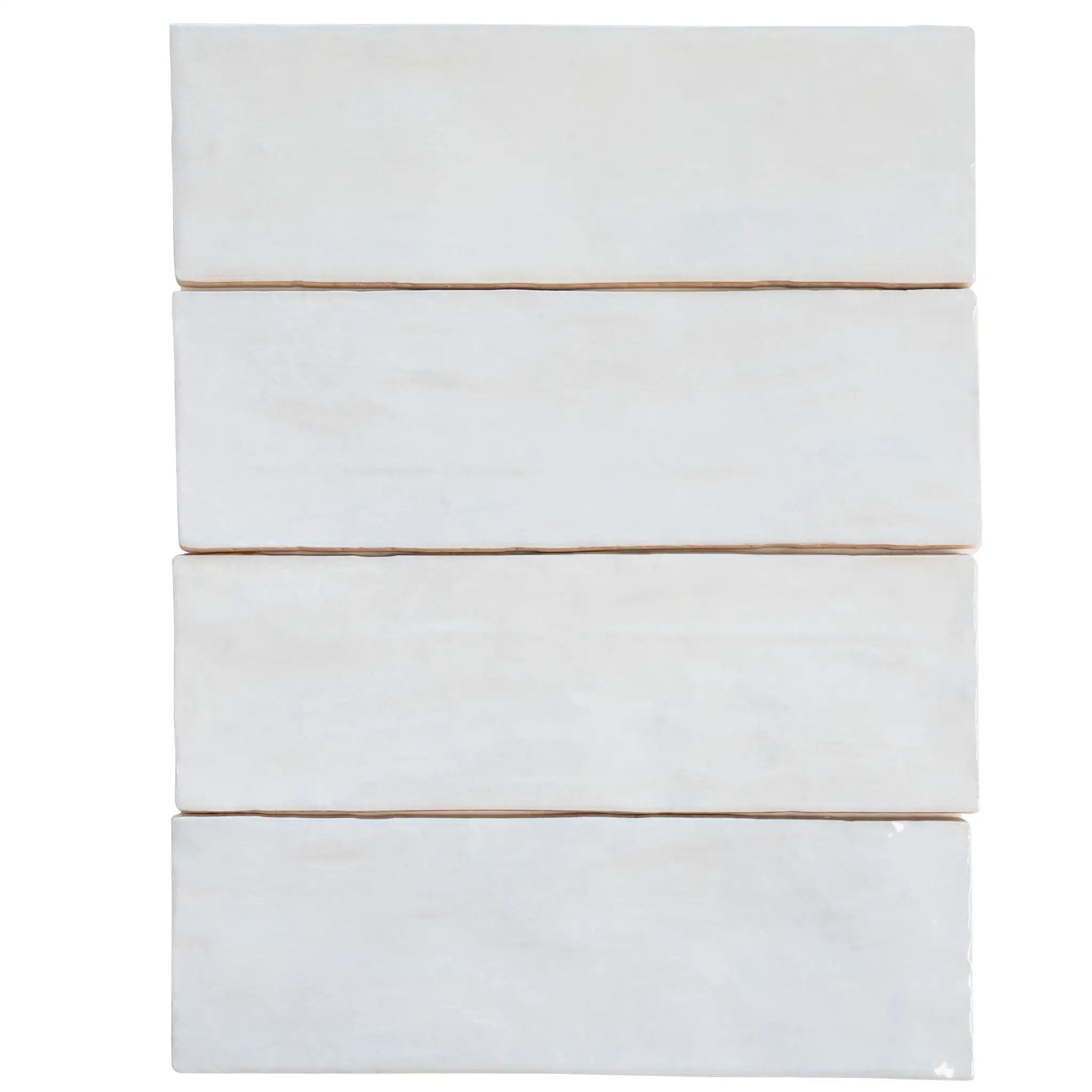 Lavanda Blue 2.58 in. x 8 in. Polished Ceramic Subway Tile (5.38 sq ft/case) by Apollo Tile
