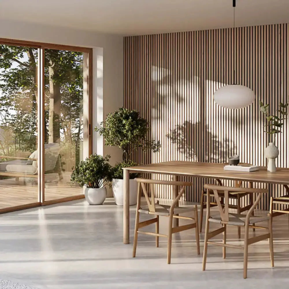 White Oak (Grey Felt) Willow Panel by andor willow