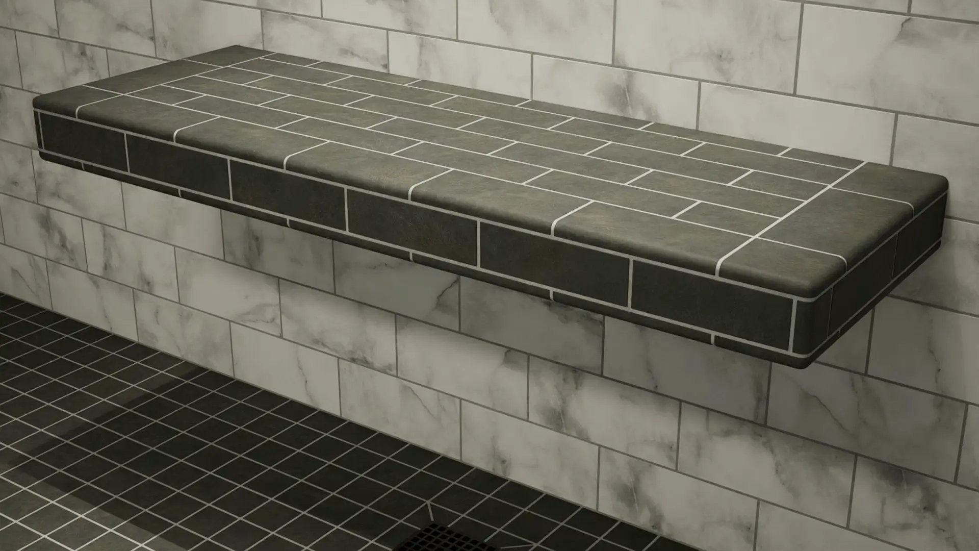 The Original™ Shower Bench Bracket® by The Original Granite Bracket