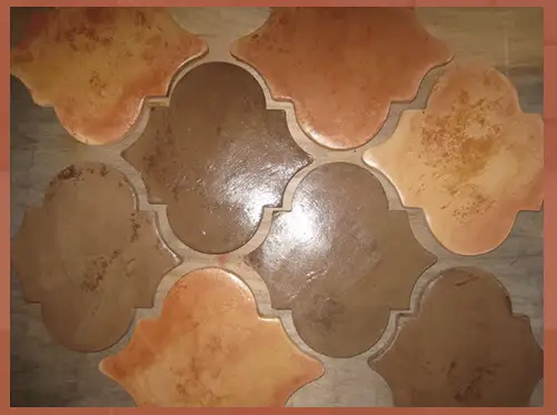 Fleur De Lis Saltillo Tile by Place Of Clay