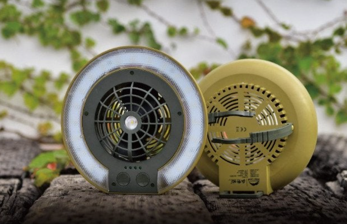 TRU De-LIGHT LiteBreeze LED Multi-Use Multipurpose Disc Fan / Light For Work / Play - Indoor / Outdoor Use, photo 7 of 8