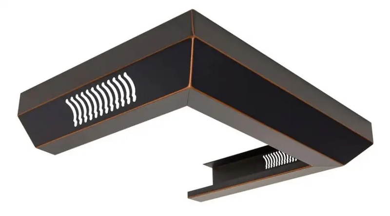 ZLINE Vented Crown Molding for Wall Range Hood, CM1V-8667B by Farmhouse Kitchen and Bath