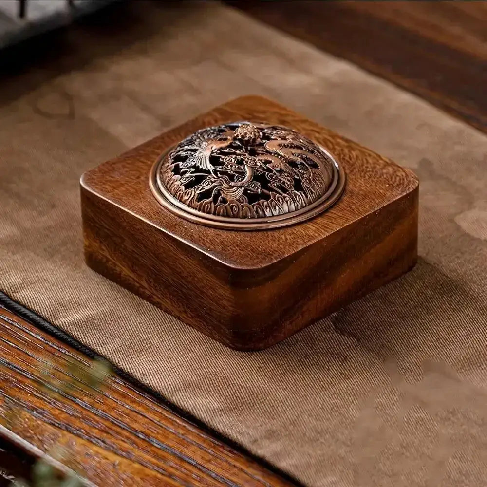 Incense Burner - Indoor Solid Wood by House Of Avana