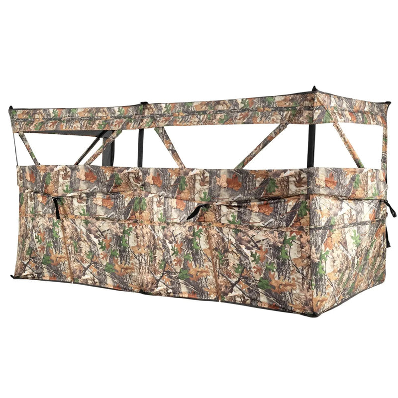 See-Through Hunting Blind Panel with Dog Door Pop up Waterflow Blind for 1-3 People by DirectDeals