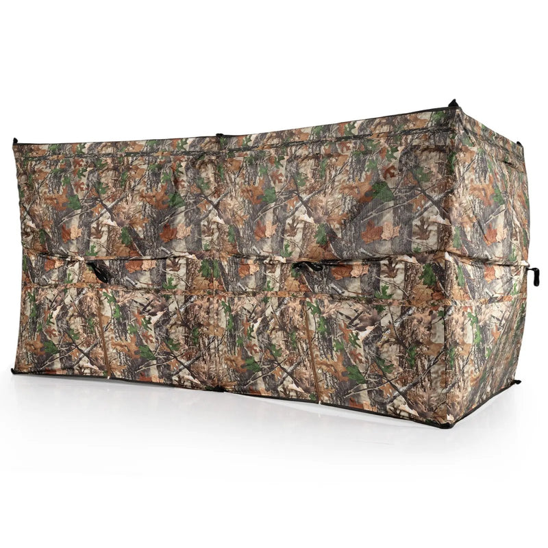 See-Through Hunting Blind Panel with Dog Door Pop up Waterflow Blind for 1-3 People by DirectDeals