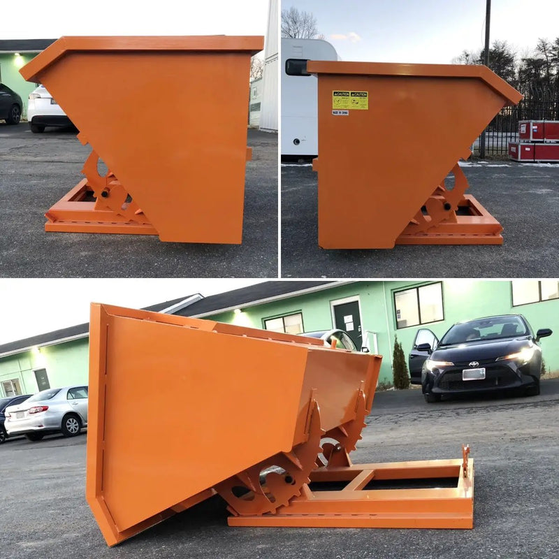 Greatbear Self Dumping Forklift Hopper - 1.5 Cubic Yard Capacity by Chery Industrial