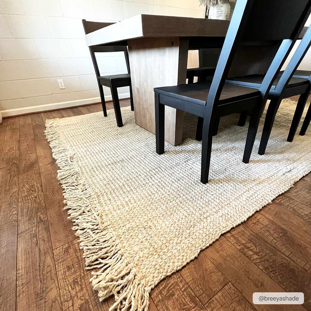 Senneterre Bleached Jute Rug by Boutique Rugs