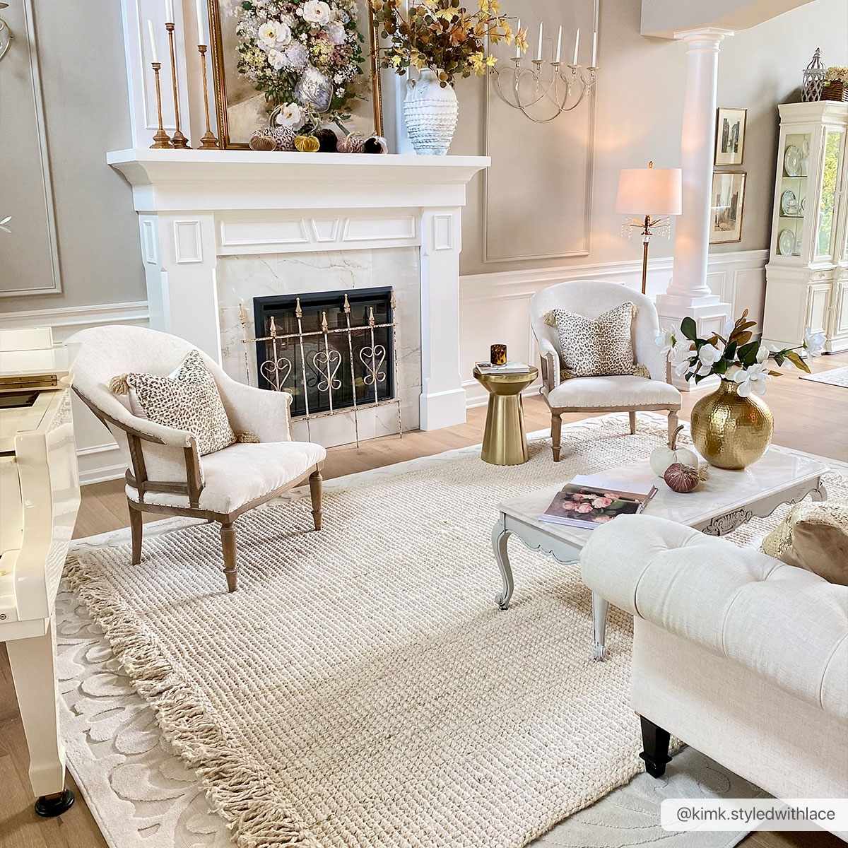 Senneterre Bleached Jute Rug by Boutique Rugs