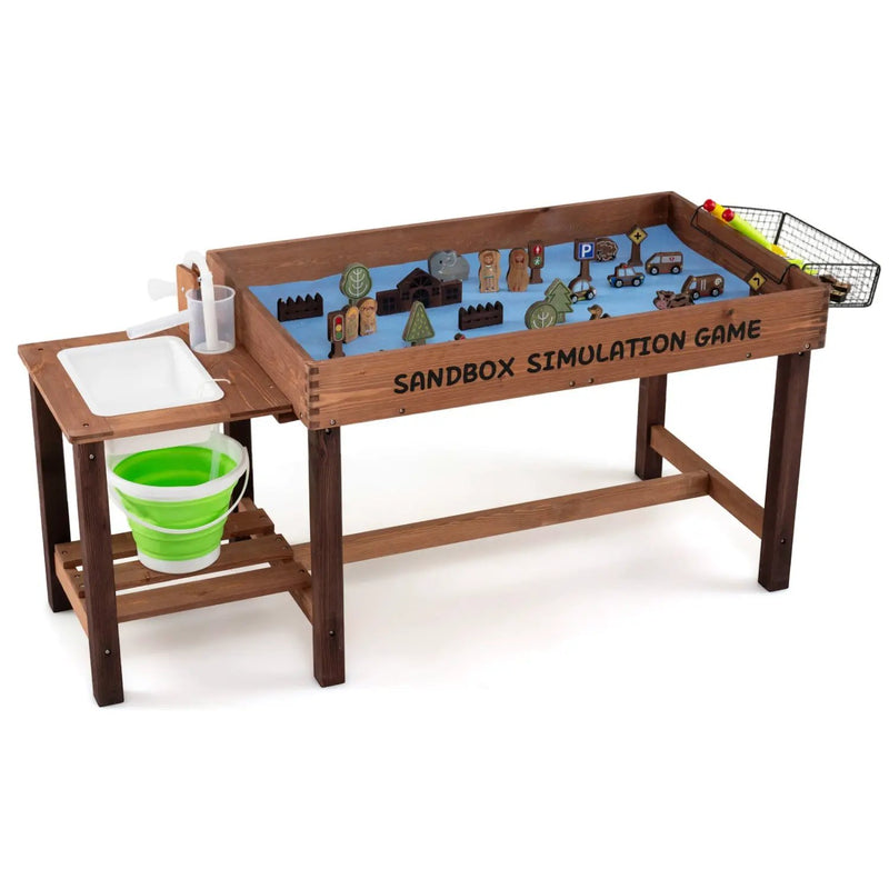 Sensory Sand & Water Table with Pump and 33 Accessories by DirectDeals